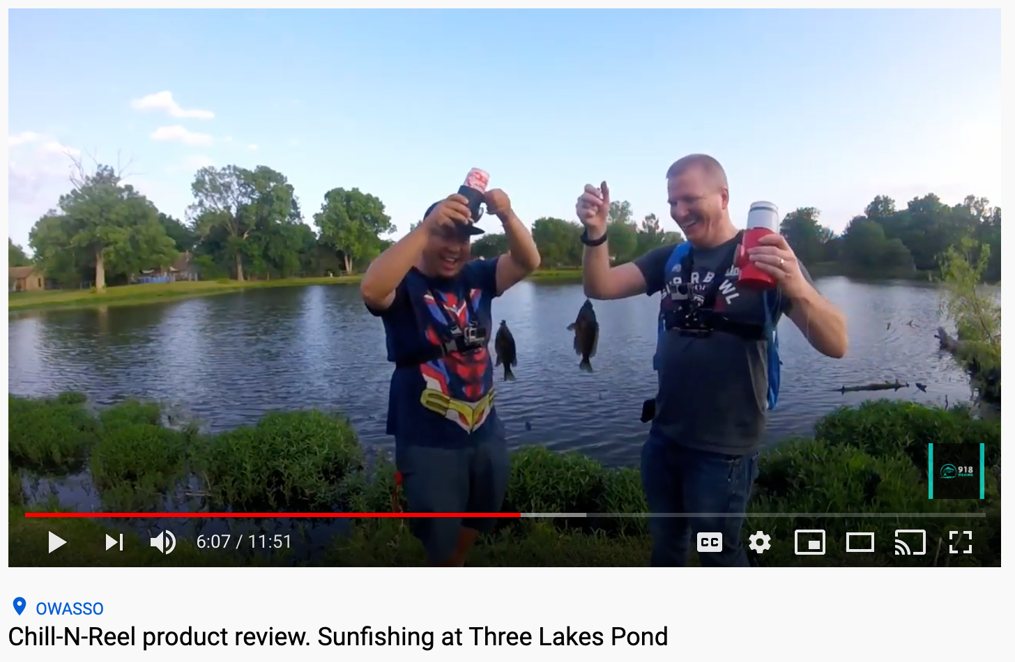 918 Fishing reviews the Chill-n-Reel [Video] – Chill-N-Reel®