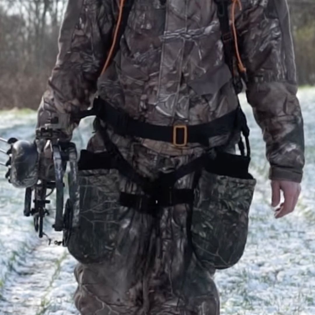 Stand Mitts by Chill-N-Reel: Warm Thumbless Mittens for Hunting, Ice Fishing, Sporting Events, Camping. Strap to Legs, Tree Stands, Chairs.
