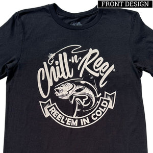Soft Short Sleeve T-shirt - Chill-N-Reel ONE COLOR LOGO (on FRONT)